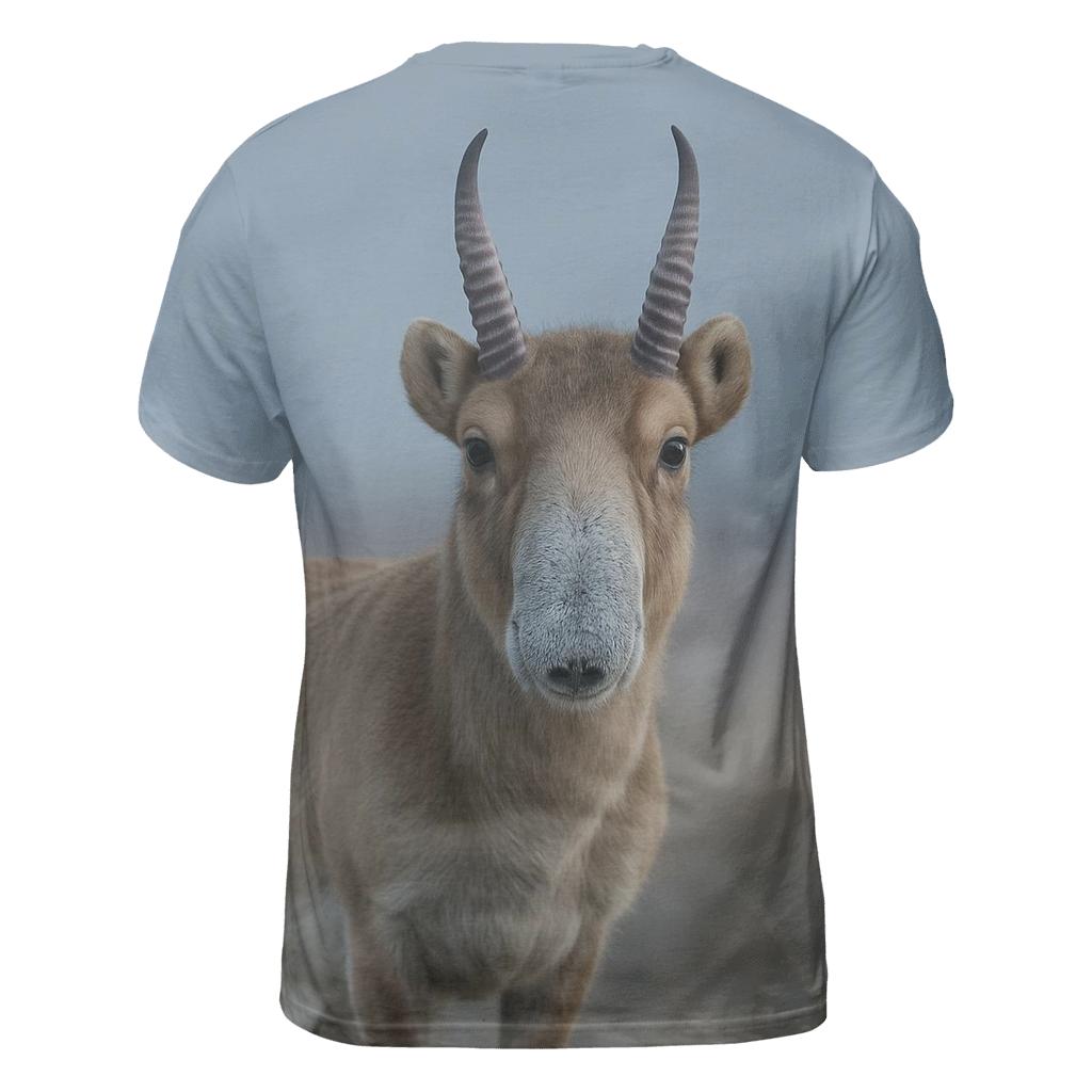 Frost Steppe Sentinel Saiga Antelope trendy printed shirt styles