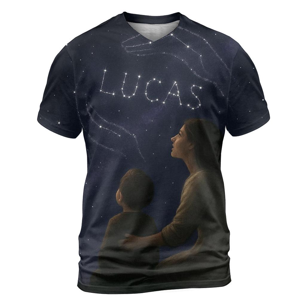 The Name In The Constellations A Mother Who Teaches You You Belong artistic all-over print tops