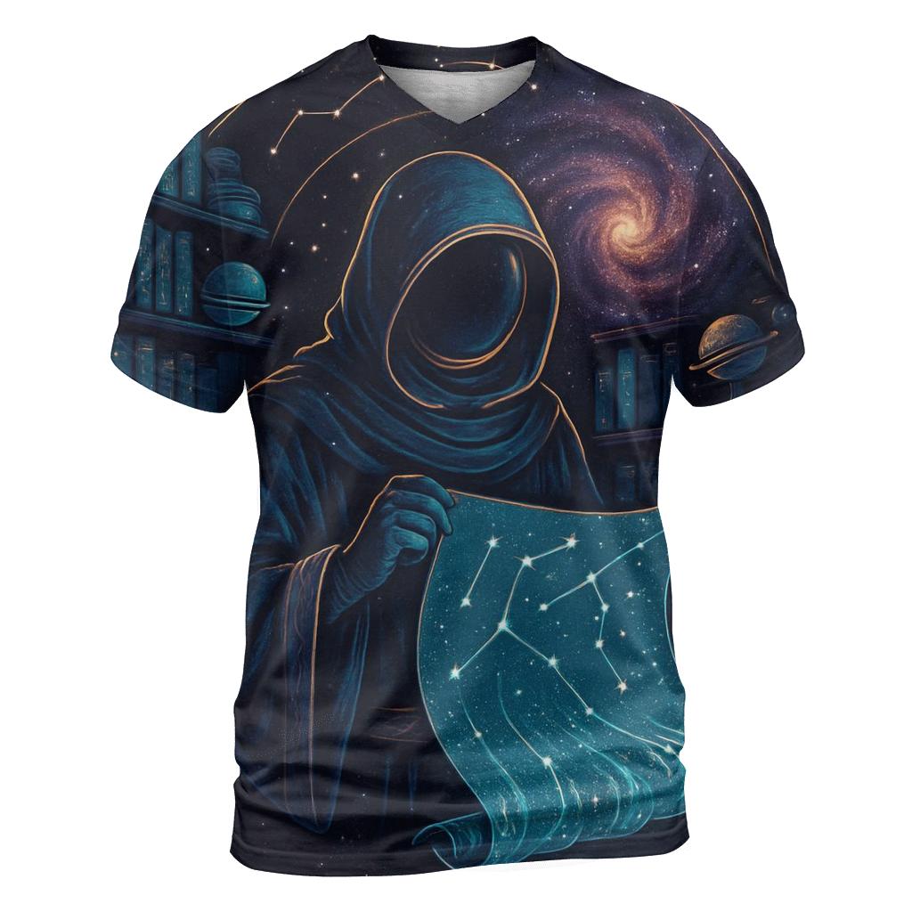 The Library Of Comet Maps statement graphic shirts