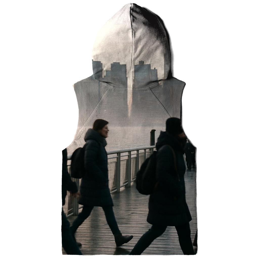 Gantry Plaza Dawn Commute Across The East River hoodie styles