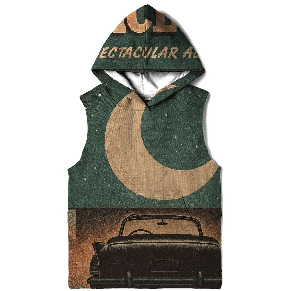 Worn Apollo Drive In Theater Poster graphic hoodies