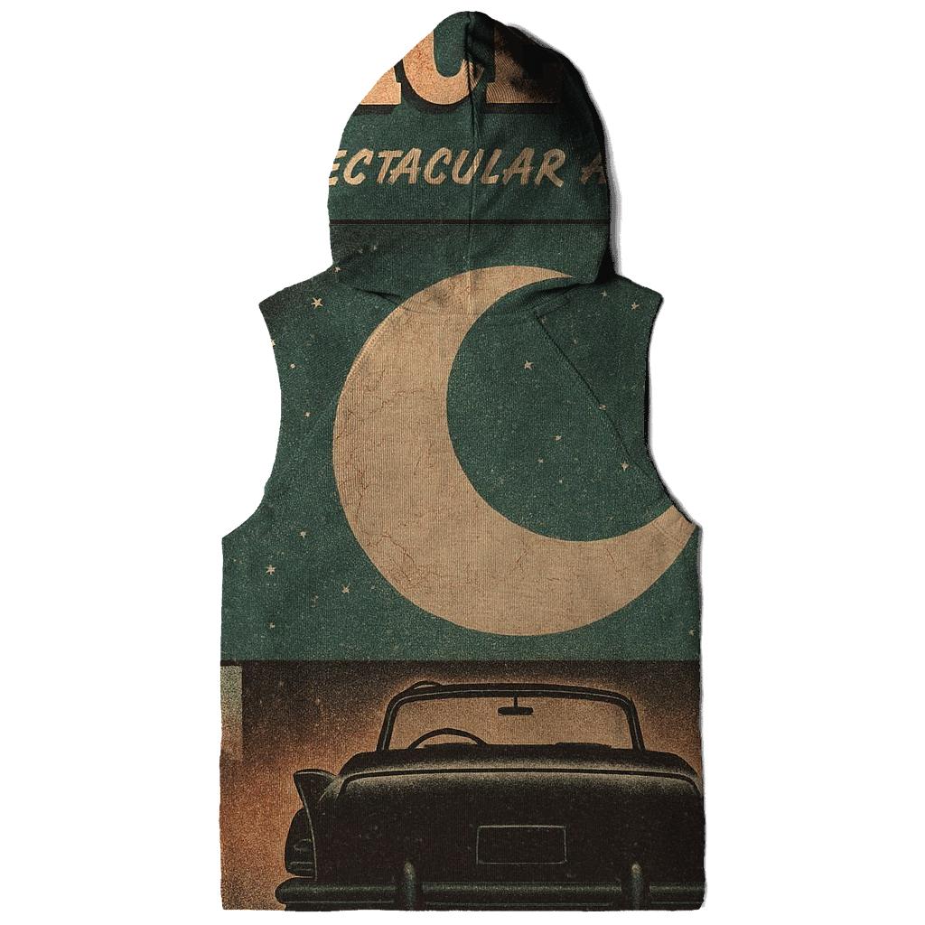 Worn Apollo Drive In Theater Poster graphic hoodies