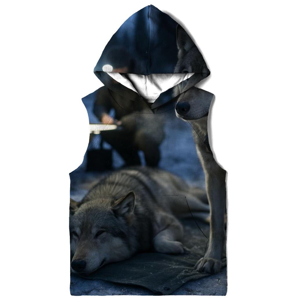 Radio Collar Check In The Boreal Research Clearing embroidered hoodies