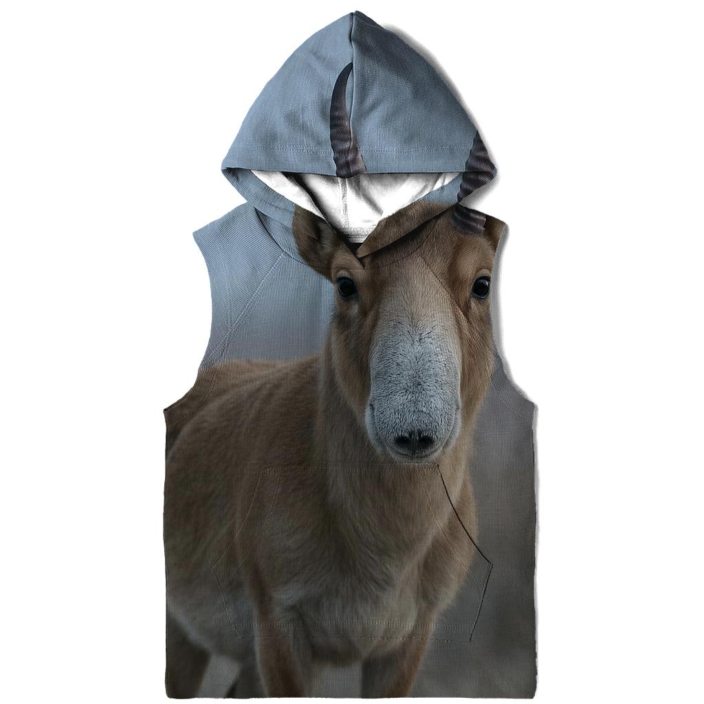 Frost Steppe Sentinel Saiga Antelope hoodie trends