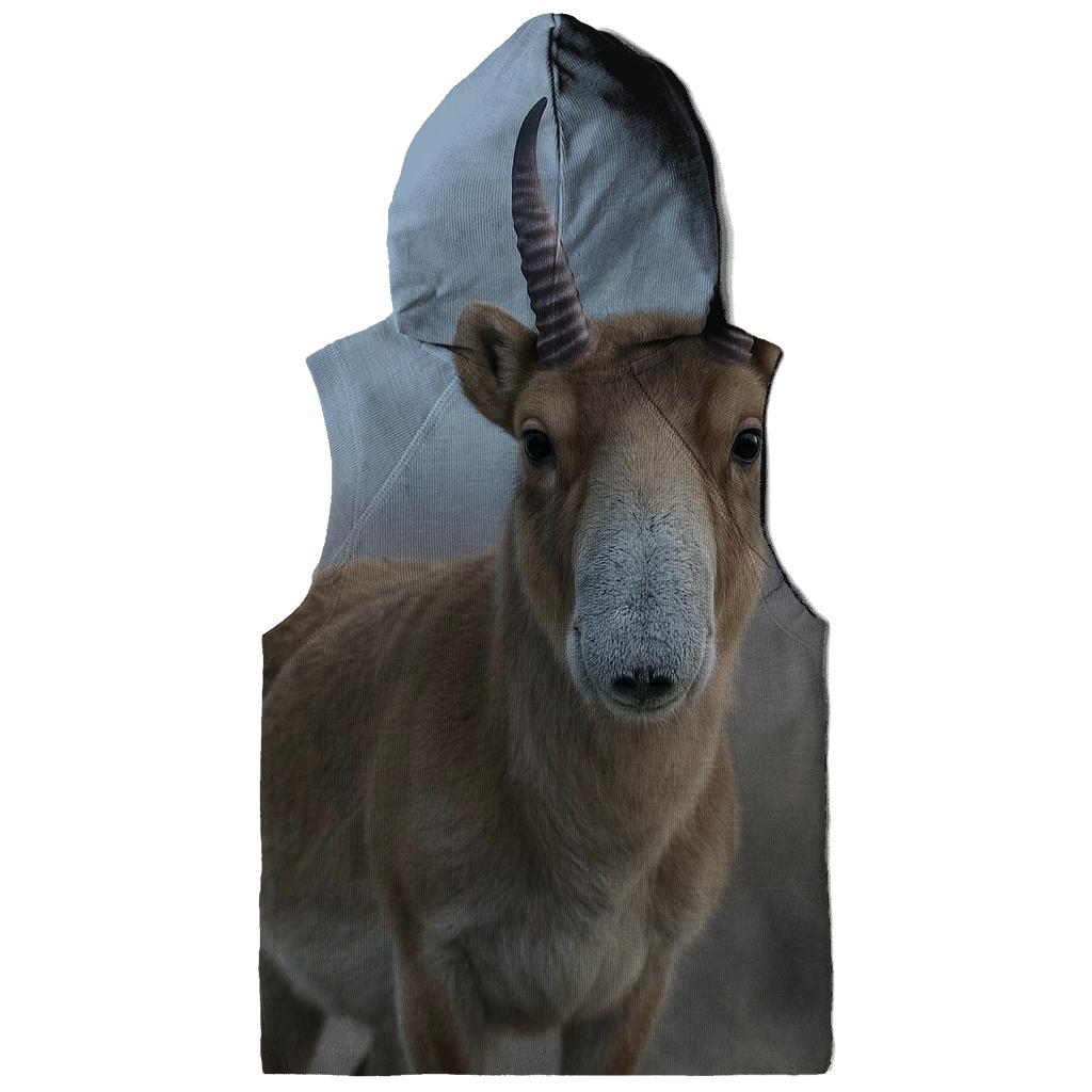 Frost Steppe Sentinel Saiga Antelope hoodie trends
