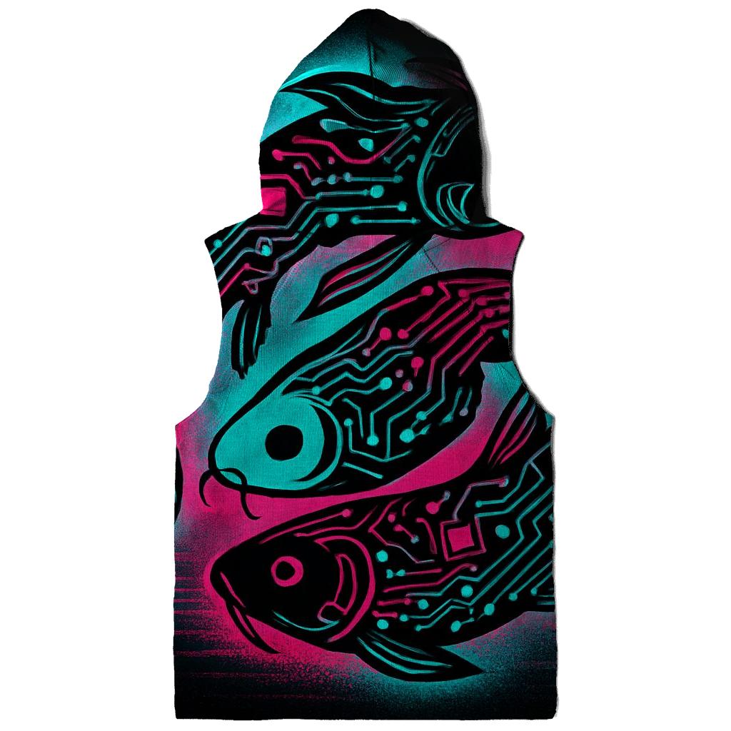 Neon Night Market Koi Circuit hoodie designs