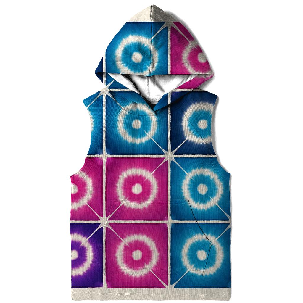 Pulsar Itajime Clamp Burst Grid graphic hoodies