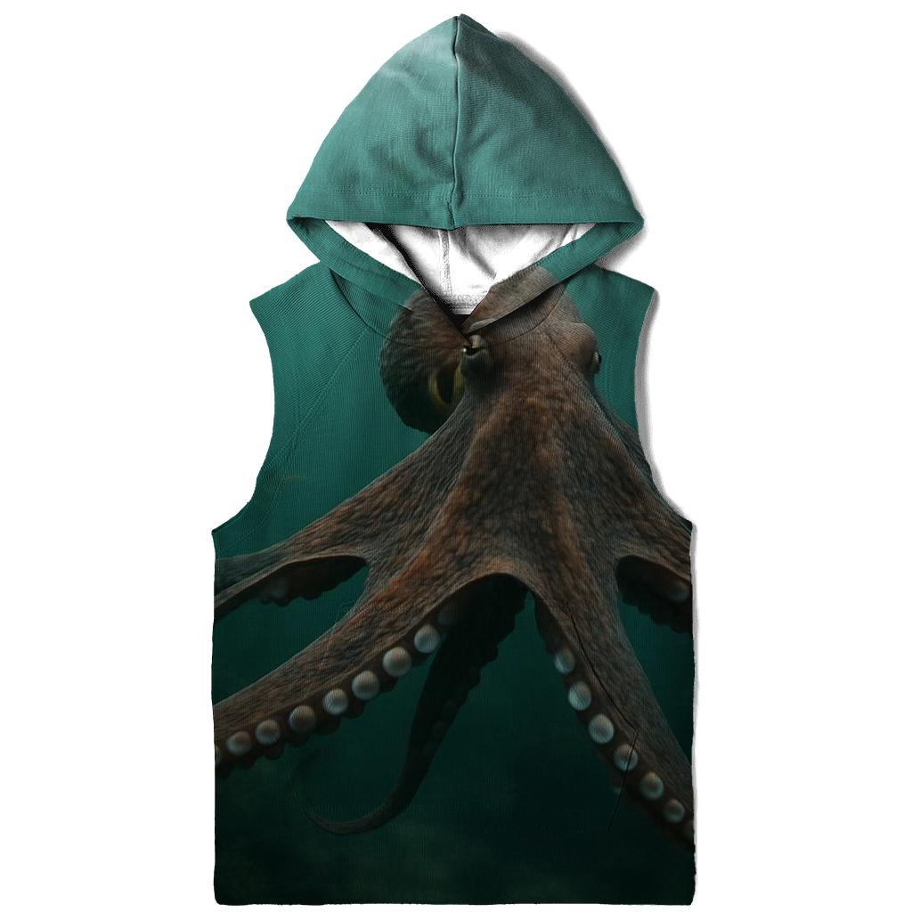Kelp Forest Glide Giant Pacific Octopus designer hoodies