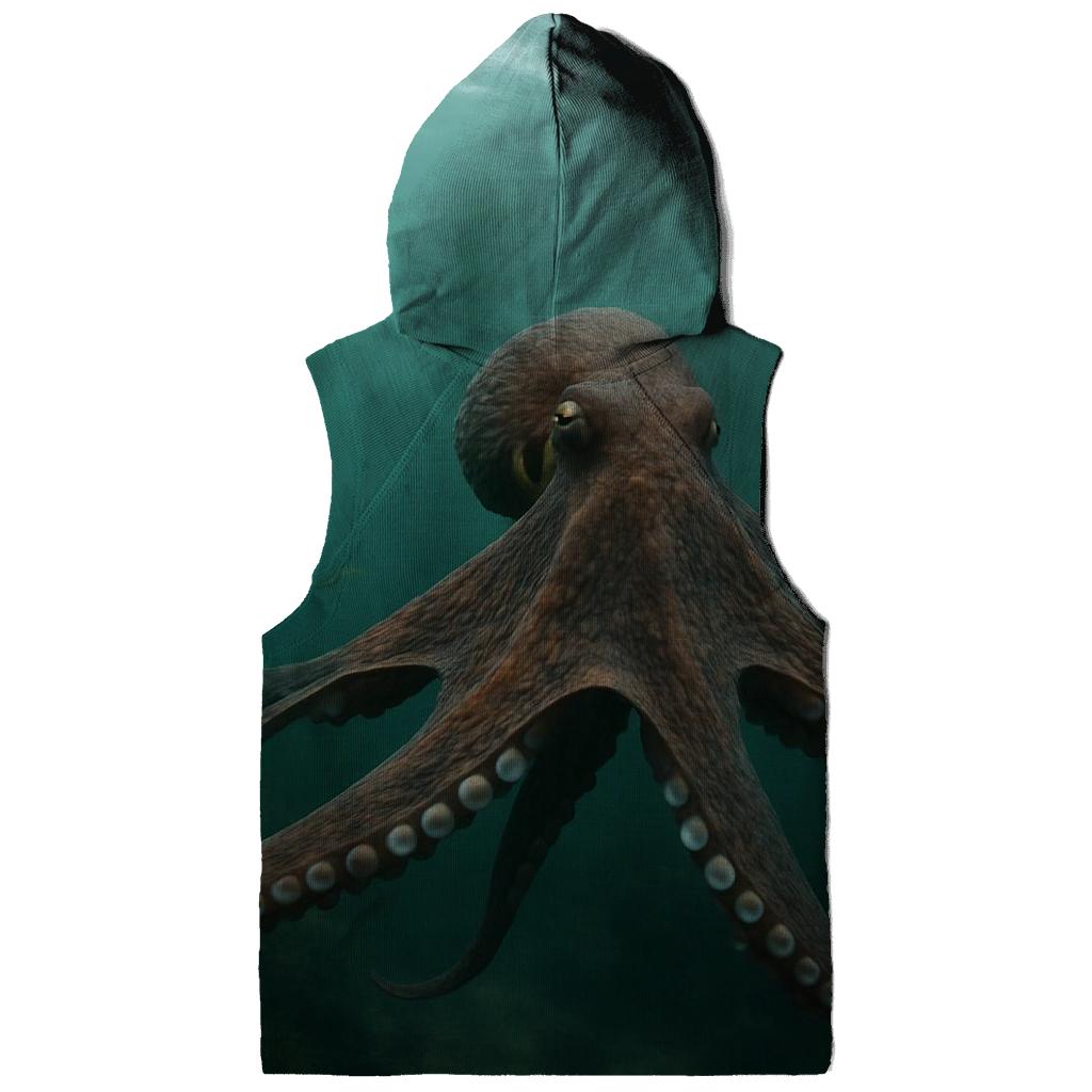 Kelp Forest Glide Giant Pacific Octopus designer hoodies