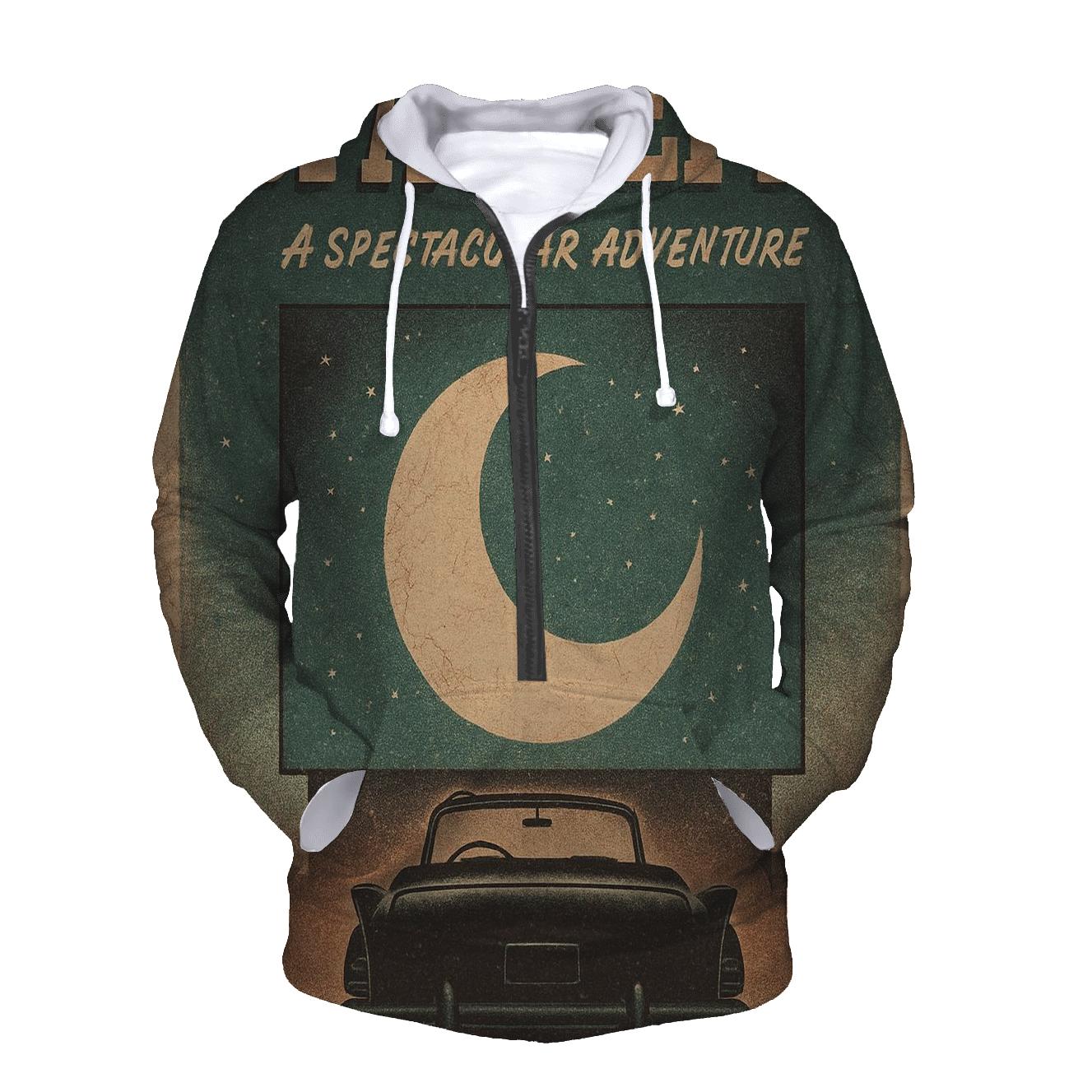 Worn Apollo Drive In Theater Poster hoodie designs