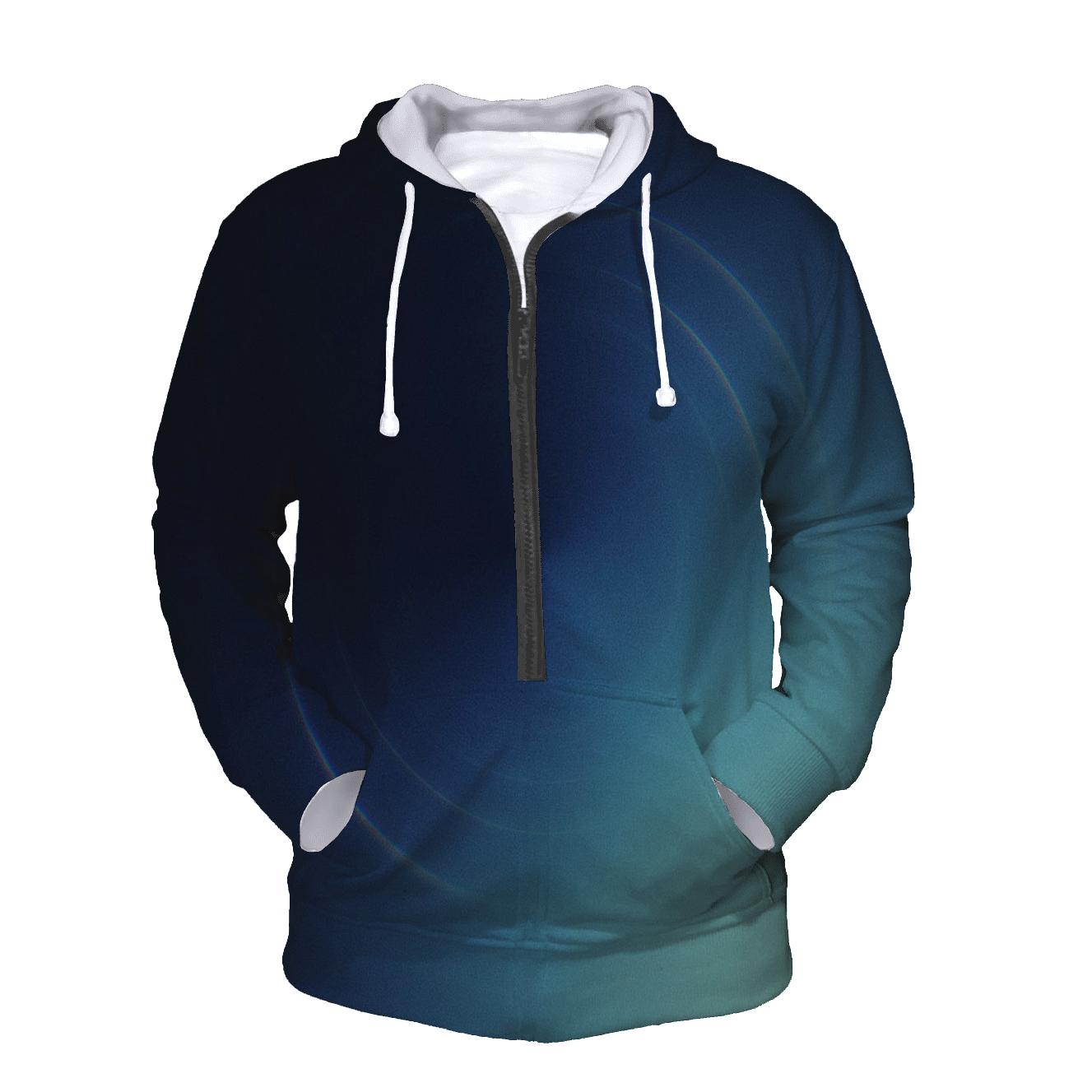 Polar Night Prism Gradient graphic hoodies