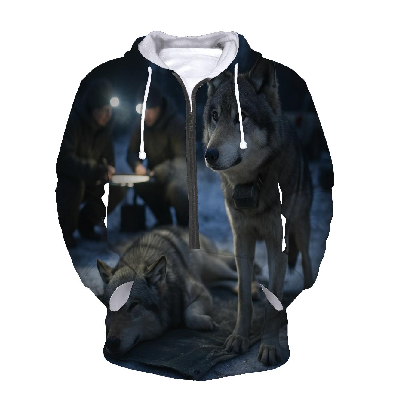 Radio Collar Check In The Boreal Research Clearing custom hoodies