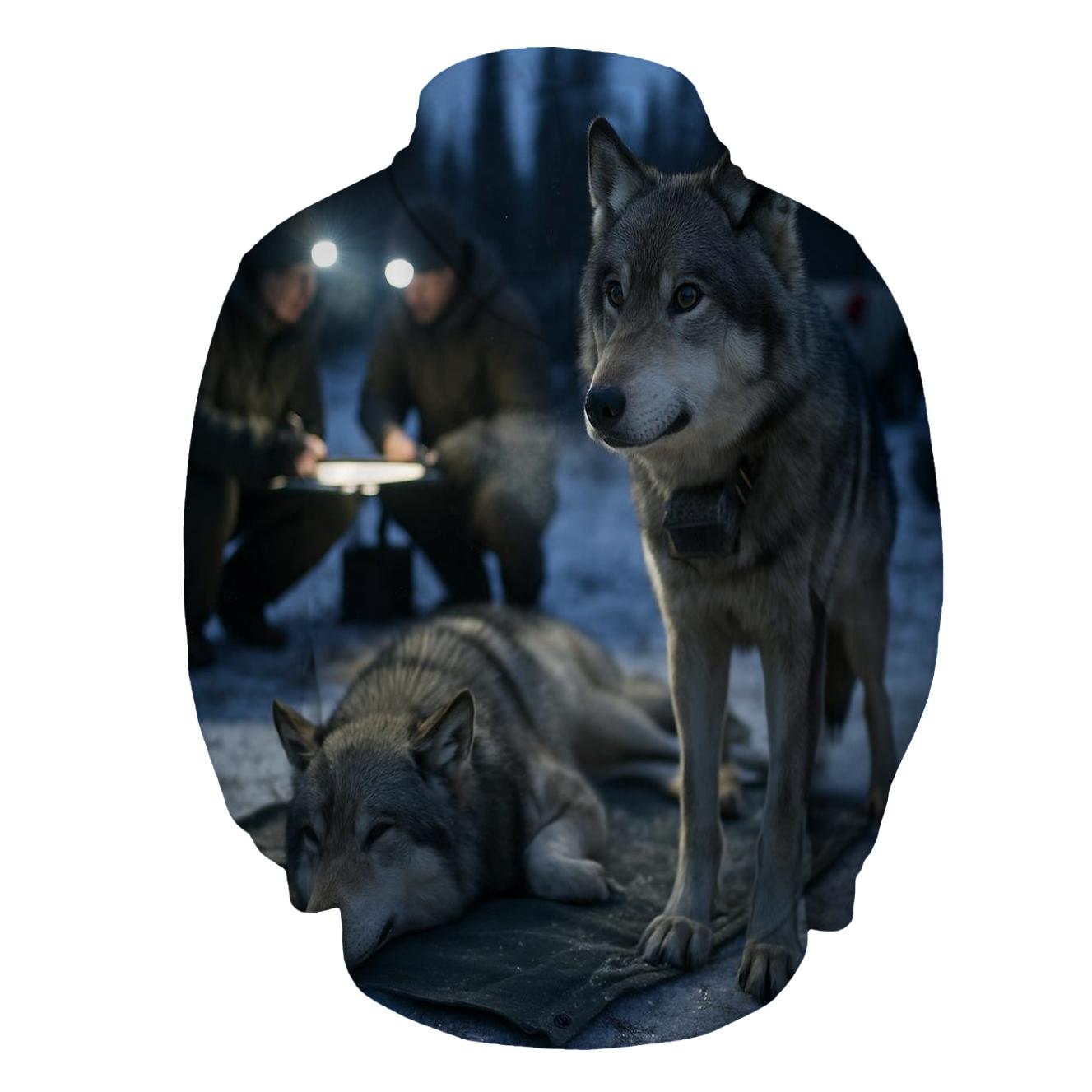 Radio Collar Check In The Boreal Research Clearing custom hoodies