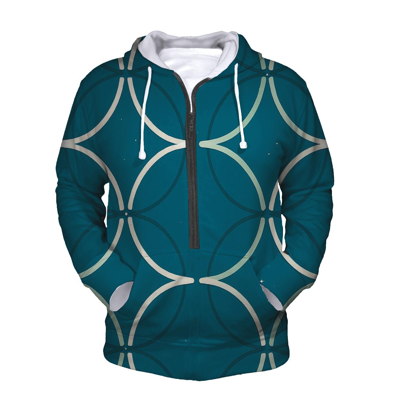 Gravitational Lens Arc Weave pullover hoodies