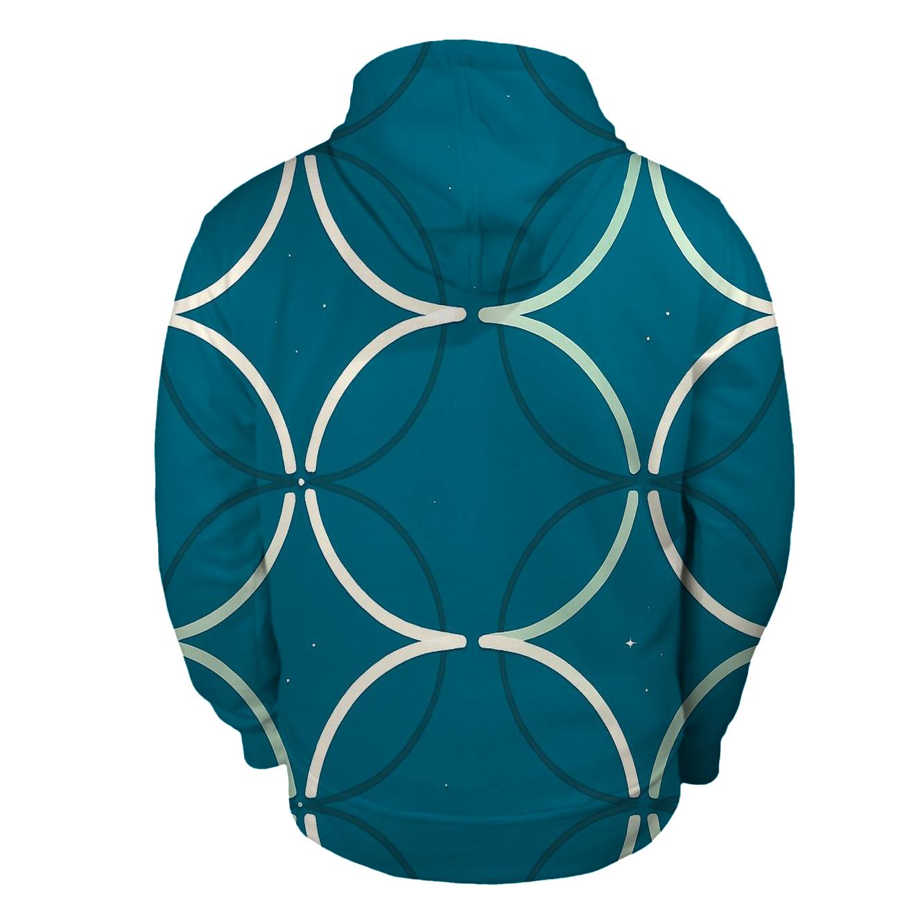 Gravitational Lens Arc Weave pullover hoodies