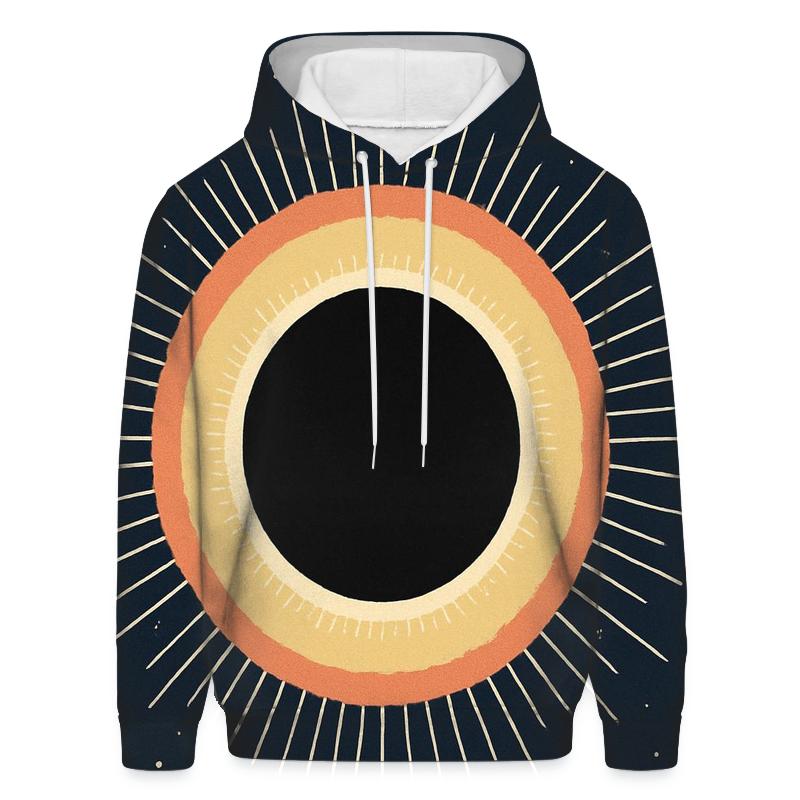 Eclipse Corona Lacework zip-up hoodies