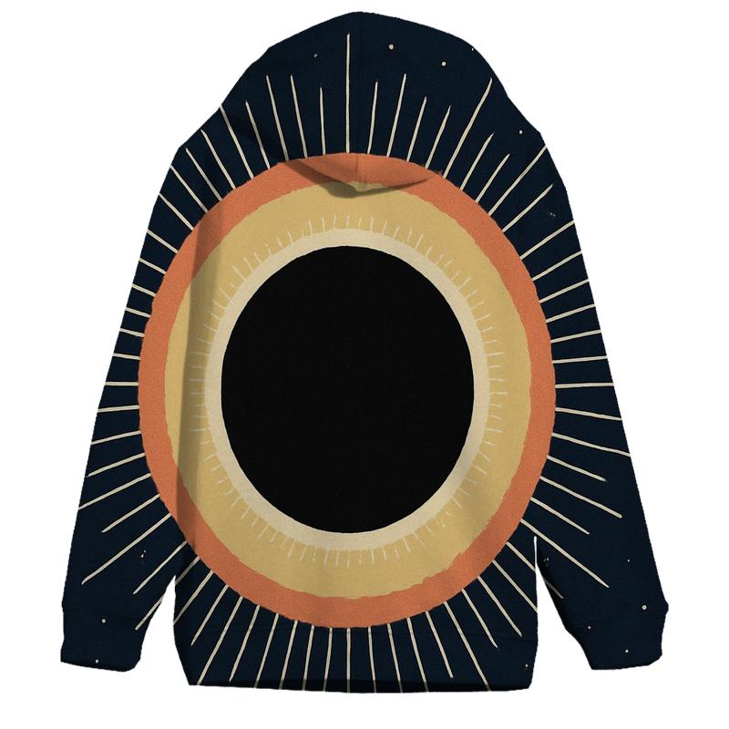 Eclipse Corona Lacework zip-up hoodies