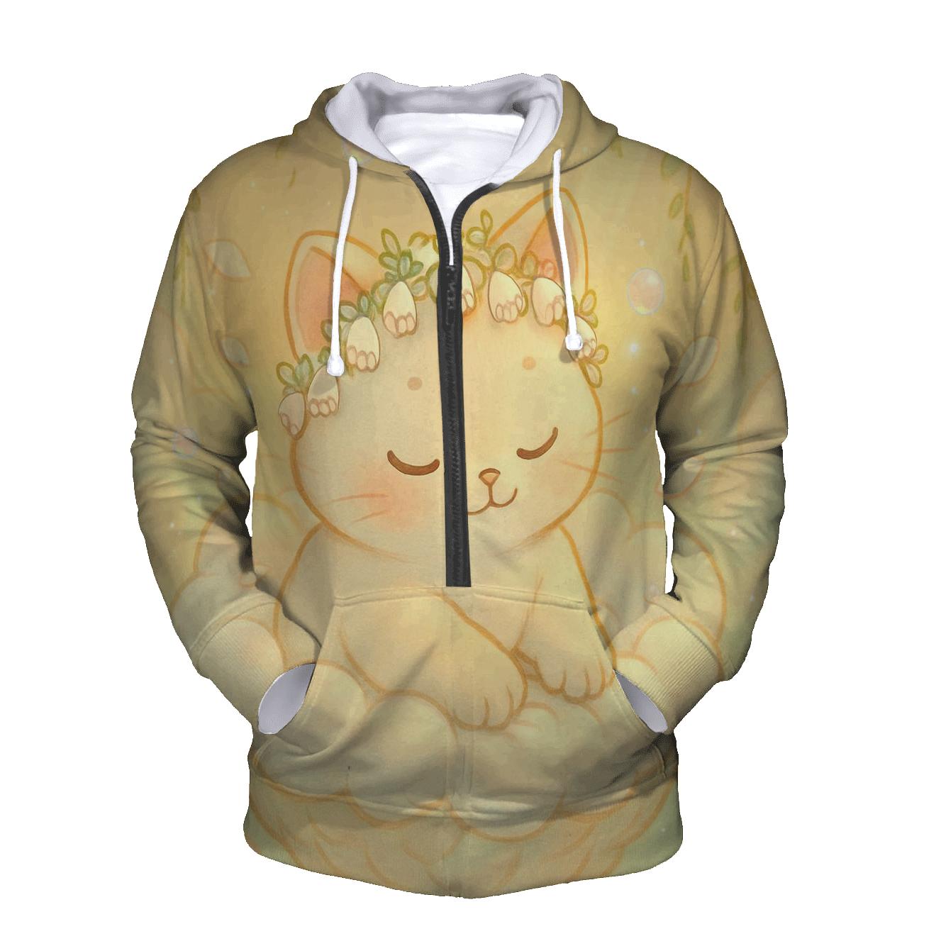 Sunrise Cloud Garden Purr Bloom hoodie trends
