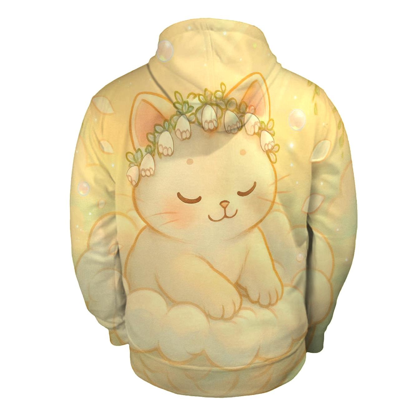 Sunrise Cloud Garden Purr Bloom hoodie trends