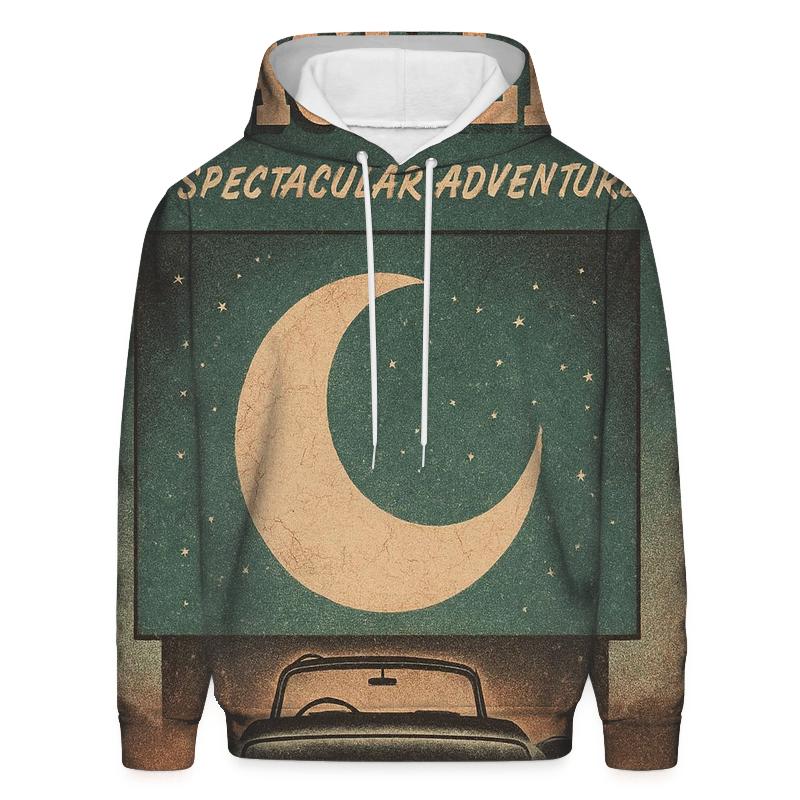 Worn Apollo Drive In Theater Poster hoodies fashion