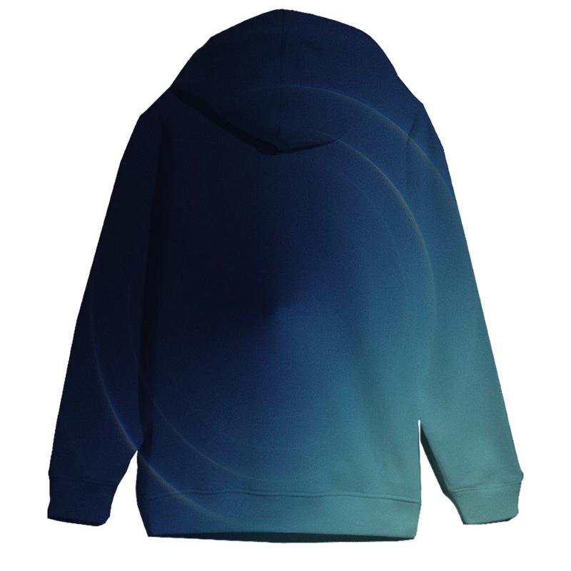 Polar Night Prism Gradient custom hoodies