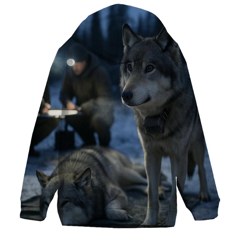 Radio Collar Check In The Boreal Research Clearing designer hoodies