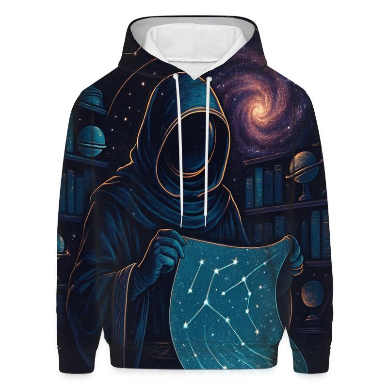 The Library Of Comet Maps heavyweight hoodies