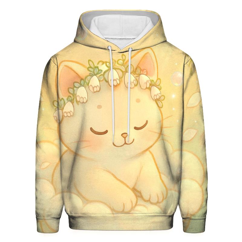 Sunrise Cloud Garden Purr Bloom hoodie designs