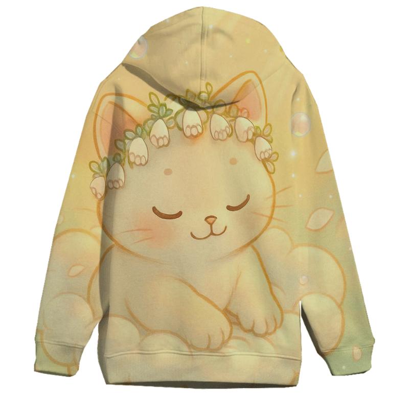 Sunrise Cloud Garden Purr Bloom hoodie designs
