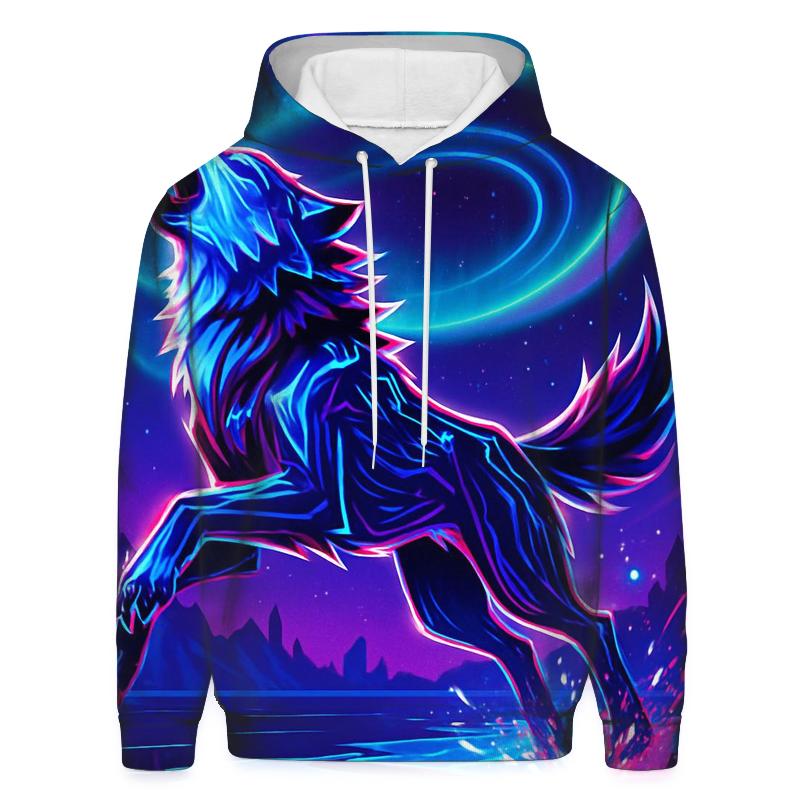 Neon Tundra Circuit Howl heavyweight hoodies