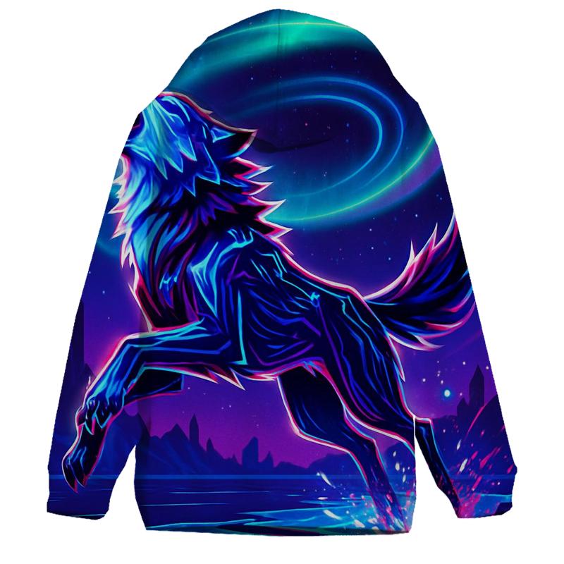 Neon Tundra Circuit Howl heavyweight hoodies