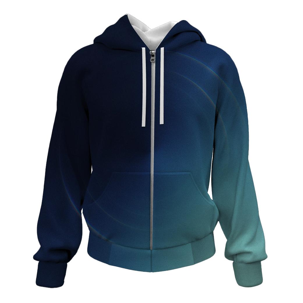 Polar Night Prism Gradient zip-up hoodies