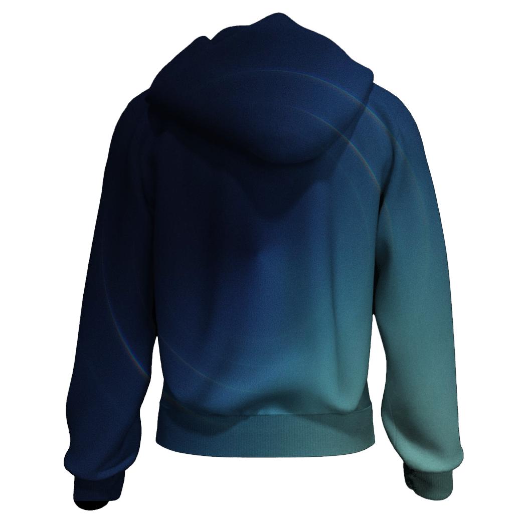 Polar Night Prism Gradient zip-up hoodies