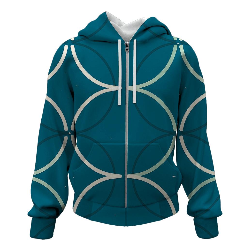 Gravitational Lens Arc Weave pullover hoodies