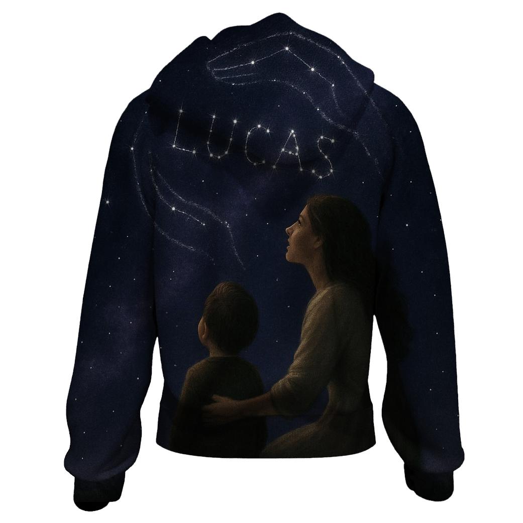 The Name In The Constellations A Mother Who Teaches You You Belong zip-up hoodies