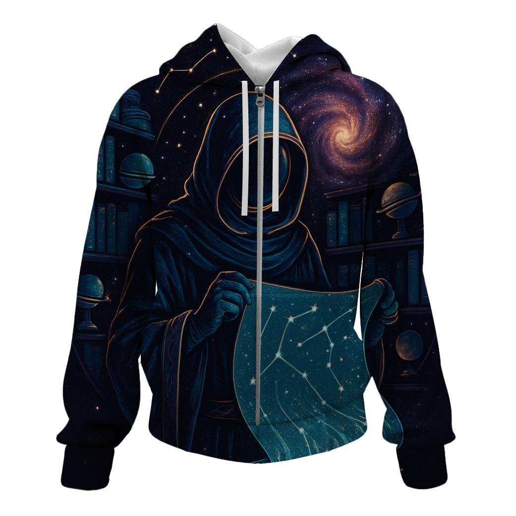 The Library Of Comet Maps premium hoodies