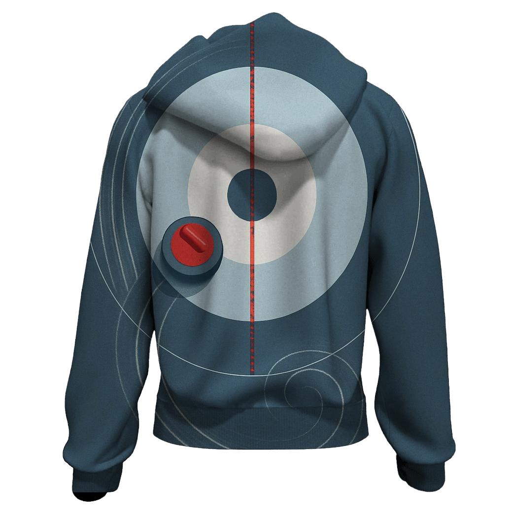 Frost Ring Curling Scotland graphic hoodies