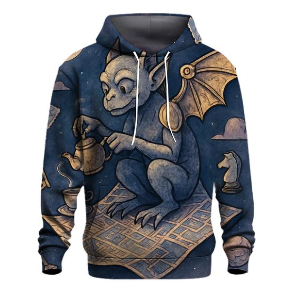 Clockwork Gargoyle Picnic On A Floating Map hoodie styles