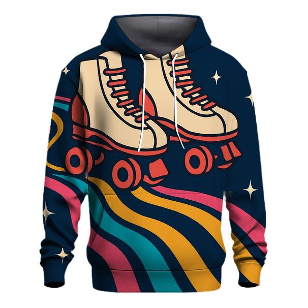 Roller Rink Neon Waves pullover hoodies