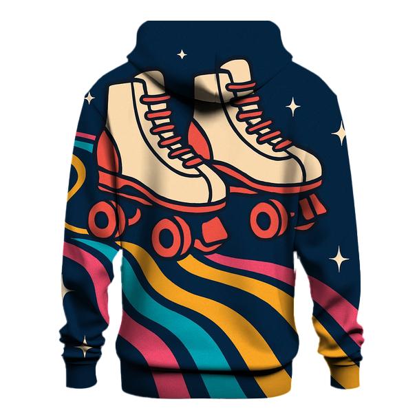 Roller Rink Neon Waves pullover hoodies