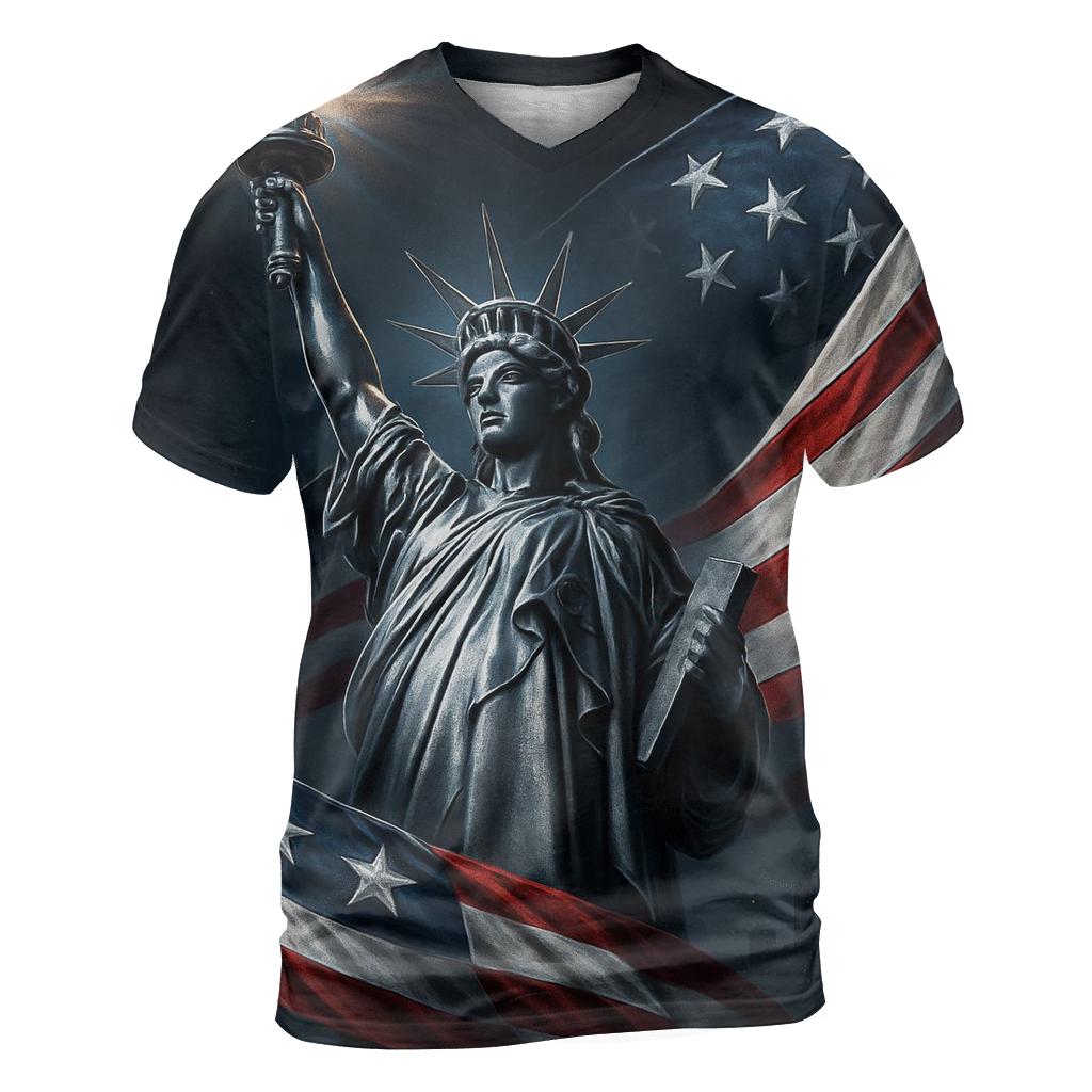 Chrome Liberty Surge designer pattern shirts