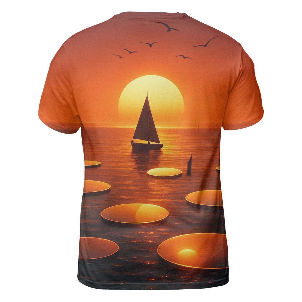 Harbor Of Floating Sun Mirrors unique graphic print tees