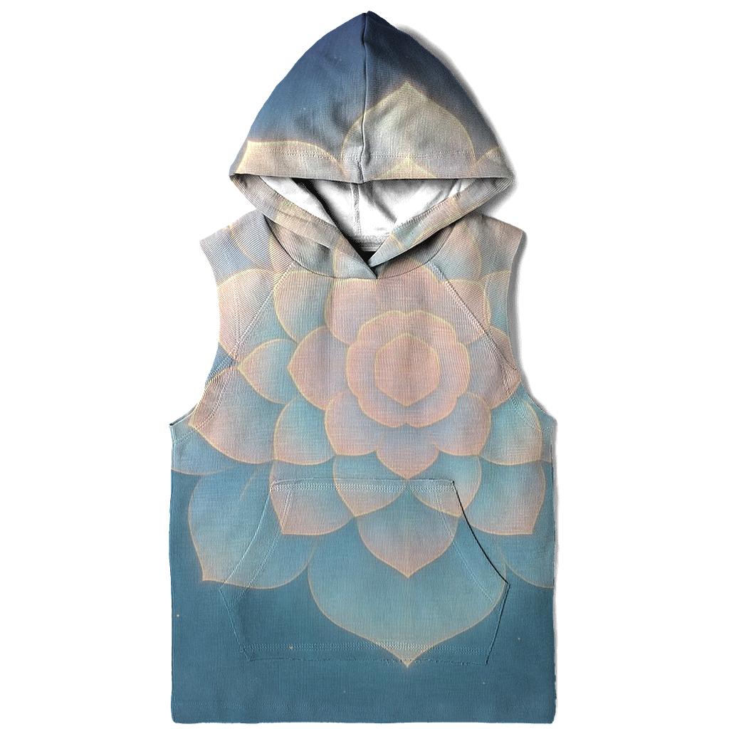 Aurora Bloom Geometry graphic hoodies