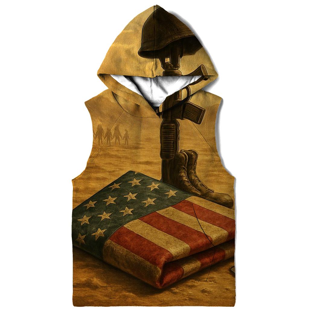 Desert Memorial Mirage Of The Folded Flag hoodies fashion