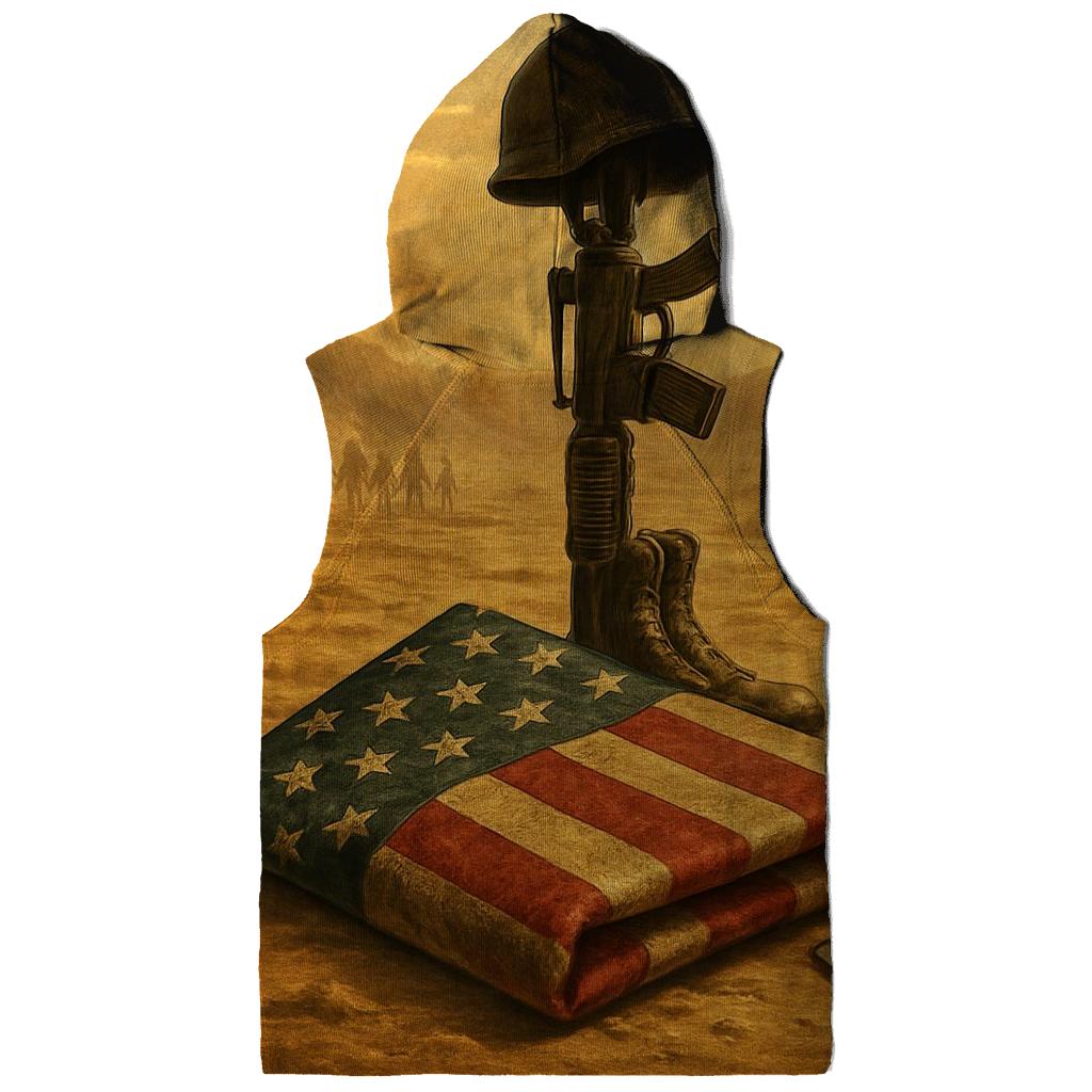 Desert Memorial Mirage Of The Folded Flag hoodies fashion