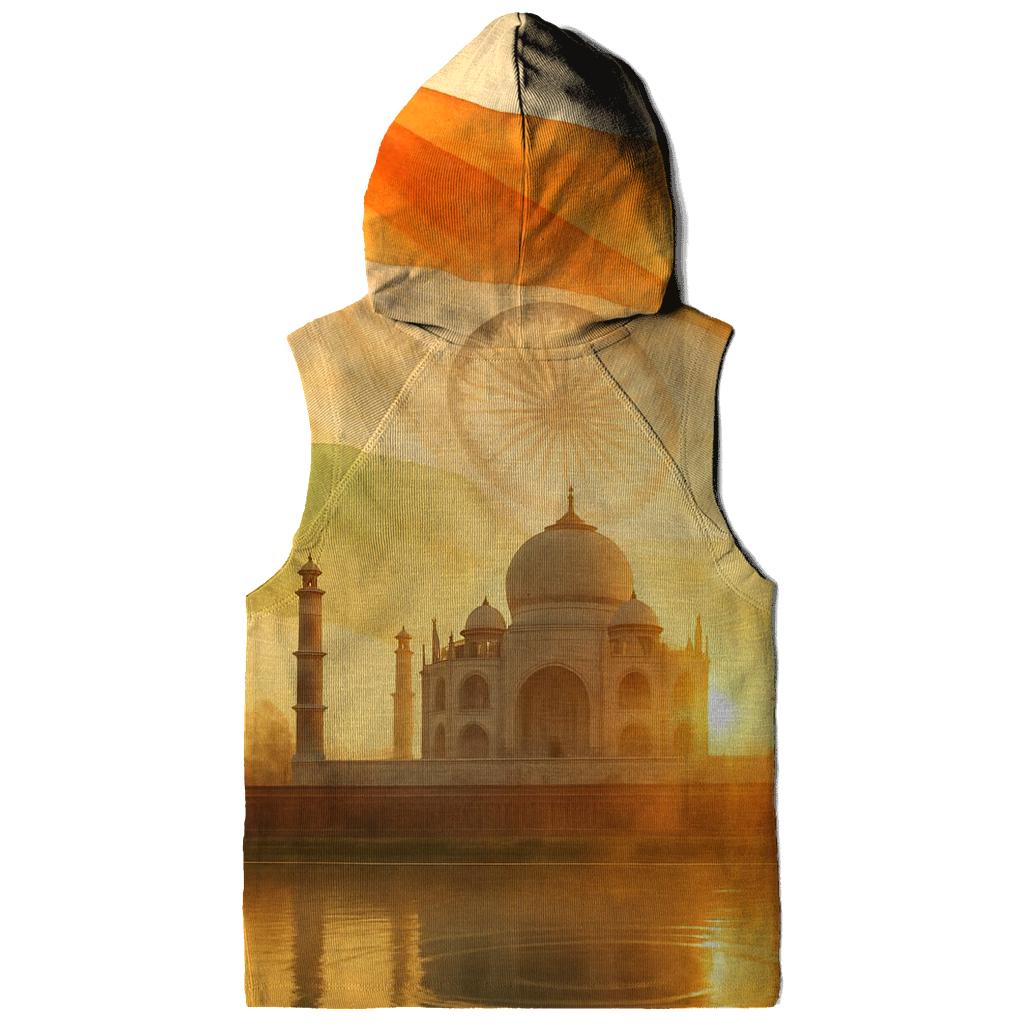 Lotus River Double Exposure Flag Of India hoodie styles