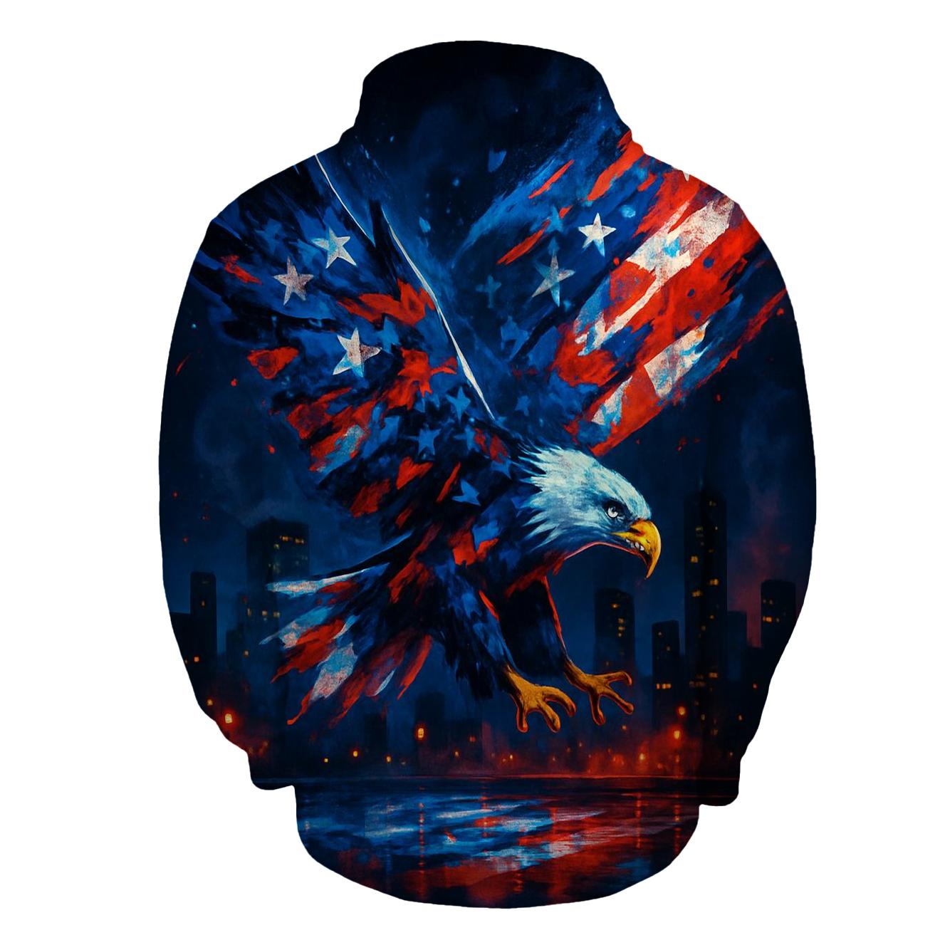 Neon Skyline Stripes hoodie designs