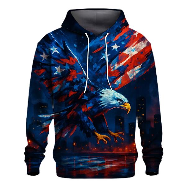 Neon Skyline Stripes hoodie trends