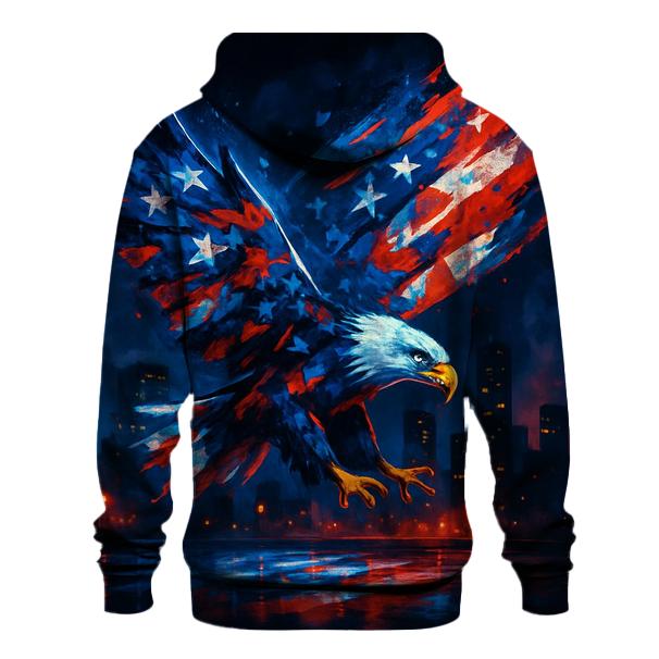 Neon Skyline Stripes hoodie trends