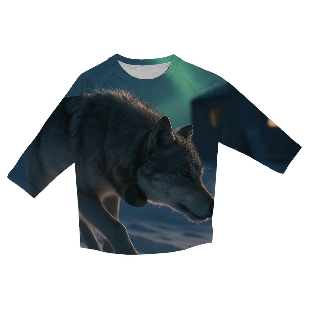 Aurora Collar Check In The Tundra fashion 3/4 sleeve shirts